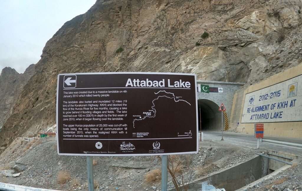 Attabad lake history