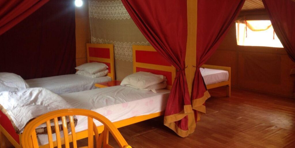 Pamir Camping Resort master bed