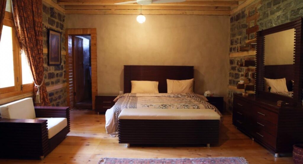 Riverdale Resort Gilgit master bed room