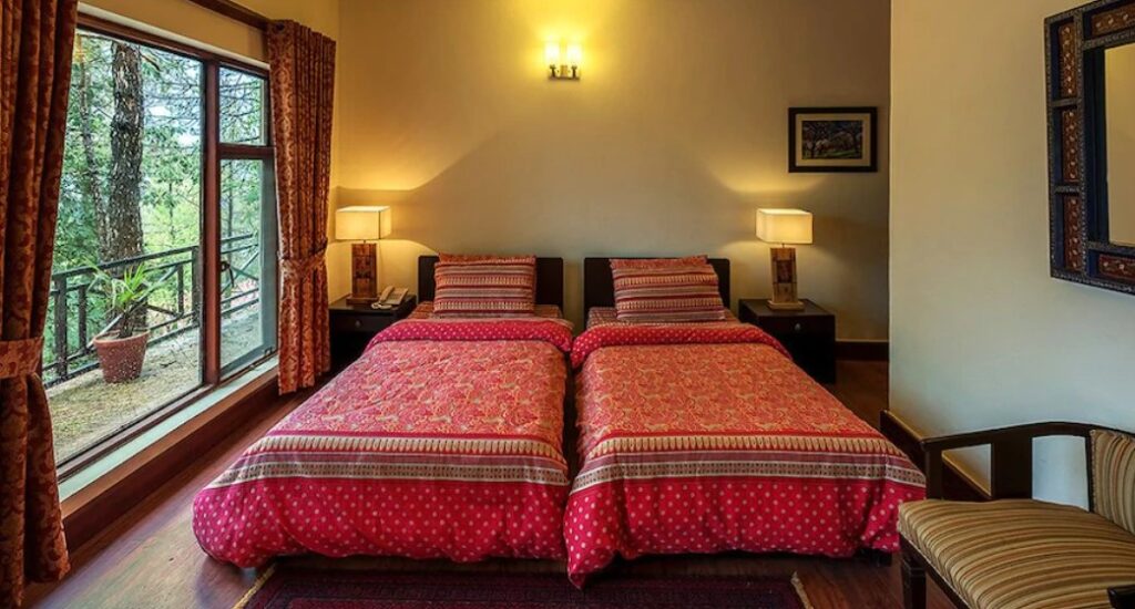 Arcadian Blue Pines Luxury Resort murree bed room