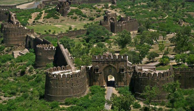 Rohtas Fort aireal view jhelum